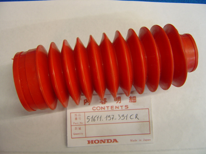 Soufflet de fourche Honda PXR50 – Réf. 51611197391CR