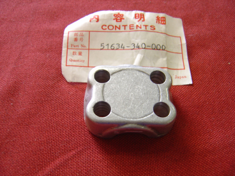 Chape de fourche 4 vis Honda XL250 GL1000 CR250M - Réf. 51634340000