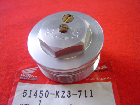 Bouchon tube de fourche Honda CR250 94 | Réf. 51450KZ3711