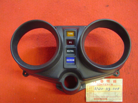 Boîtier supérieur compteurs Honda CB250T CB400T - Réf. 37610413008OCC