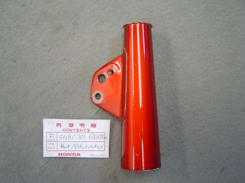 Support phare coté gauche CB125S couleur candy ruby red HONDA 51606-324-620CMOCC