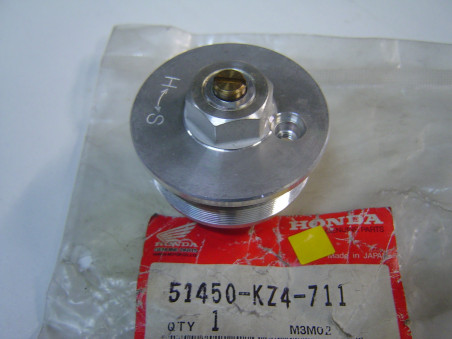 Bouchon tube de fourche Honda CR125 CR250 CR500 – Réf. 51450KZ4711