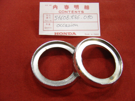 Bagues chromées fourche Honda 350 CB Four - Occasion