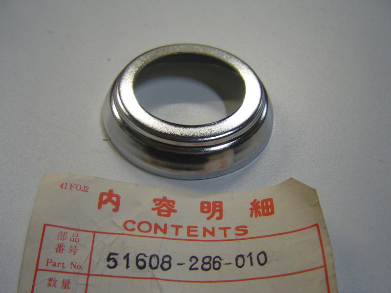 Bague chromée support phare Honda CB350F CB250-350 | 51608286010