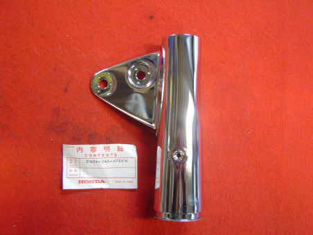 Support phare chromé gauche Honda CL350K4 CB250-350B4 | Réf. 51606345670XW