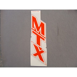 Décor autocollant réservoir gauche Honda MTX200RWD 87124KJ1700ZA
