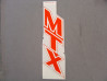 Décor autocollant réservoir gauche Honda MTX200RWD 87124KJ1700ZA