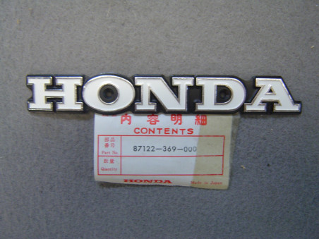 Emblème réservoir gauche Honda CB250G CB360G - Réf. 87122369000