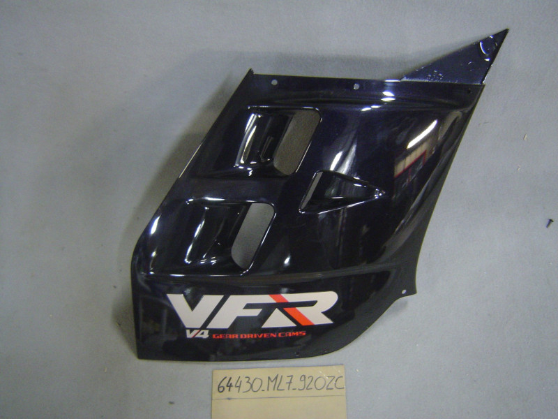 Flanc carénage droit Honda VFR750 RC24 88-89 réf. 64430ML7920ZC
