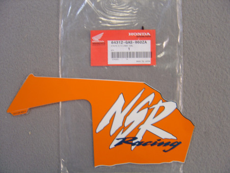 Décor autocollant carénage droit Honda NSR50RX NSR75X 1999