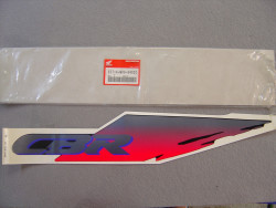 Décor autocollant de couvercle latéral gauche pour modèle CBR600FN 1992 code c -