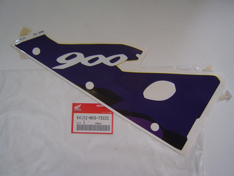 Décor autocollant tête de fourche droit Honda CBR900 97