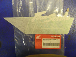 Décor Cache Droit Honda NX125N 1992 - Réf. 83511KAY690ZA