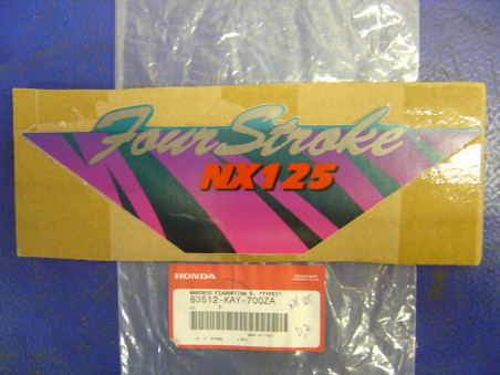 Décor Type 1 Cache Gauche Honda NX125S 1995 - Réf. 83512KAY700ZA