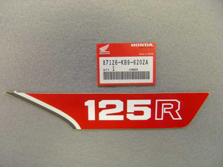 Autocollant déco droit Honda XL125RC 82 - Réf. 87126KB9620ZA
