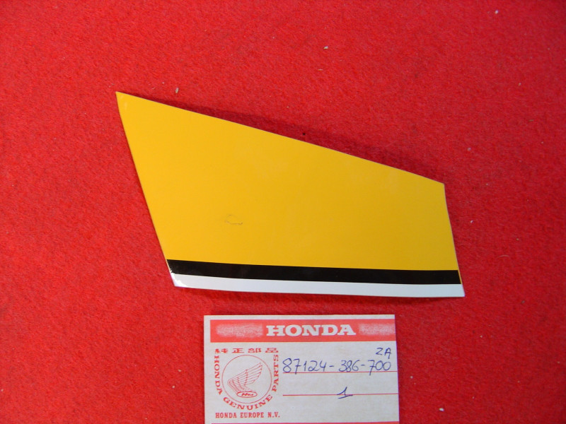Autocollant cache latéral droit Honda XL250 couleur Y-5