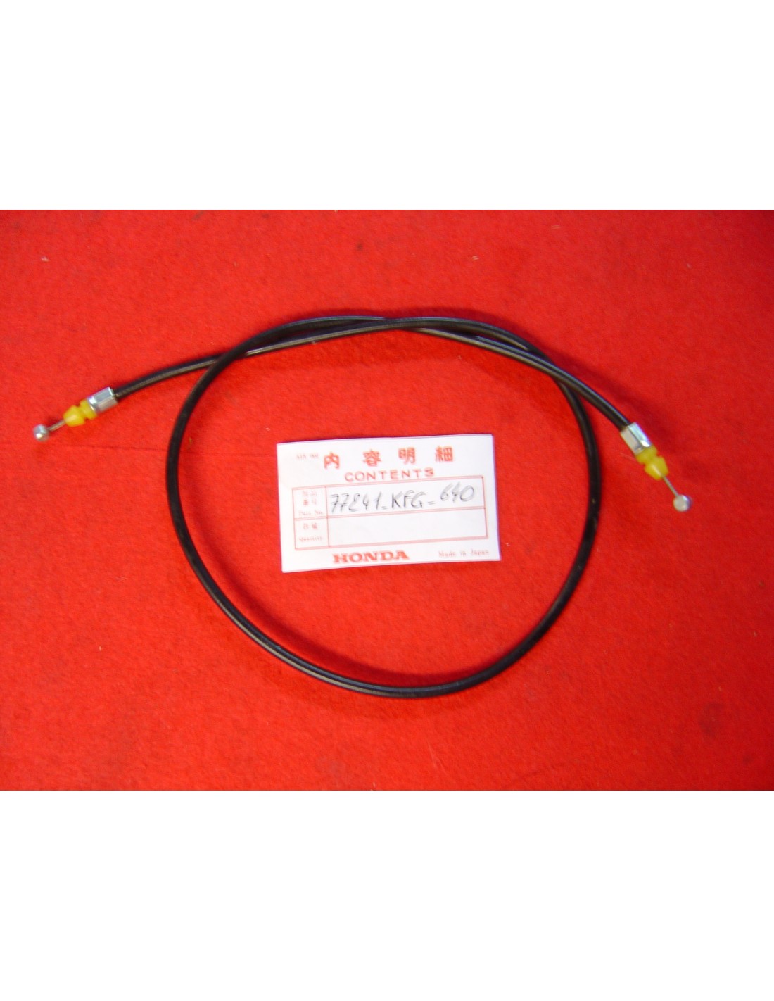Cable (B) de verrouillage de selle de FES250 99