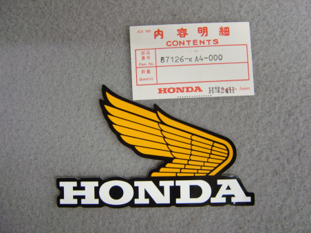 Décor autocollant radiateur droit Honda CR125RB CR250RB 81