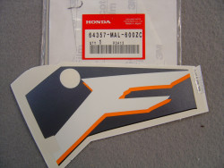 Décor autocollant carénage gauche Honda CBR600FS 1995 - R127D