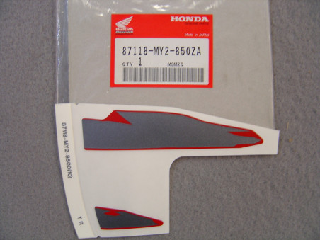 Autocollant réservoir gauche Honda NX650R 1994 - Réf. 87118MY2850ZA