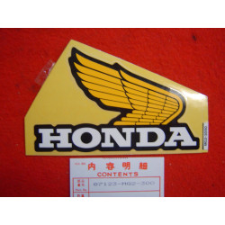 Autocollant droit réservoir Honda XL350RE XL600RD/RE Canada