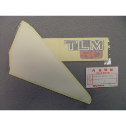Décor autocollant cache gauche Honda TLM50F 85 - 87129GM2730