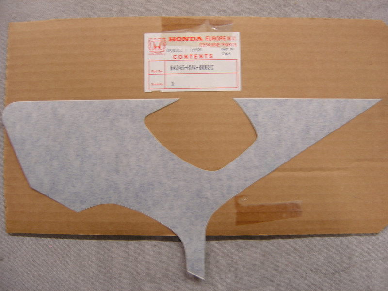 Décor Autocollant Auvent Supérieur Gauche Honda NSR125RK 89