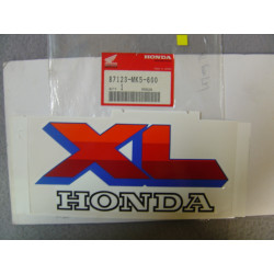 Décor autocollant réservoir droit Honda XL600LM 87123MK5600