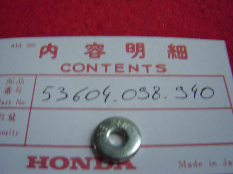 Rondelle rivet verrouillage D45mm F6C 1500 97-02 VTX1800 HONDA 53604-098-940
