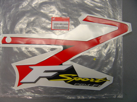 Décor Autocollant Auvent Inférieur Droit Honda CBR600FS 01-02