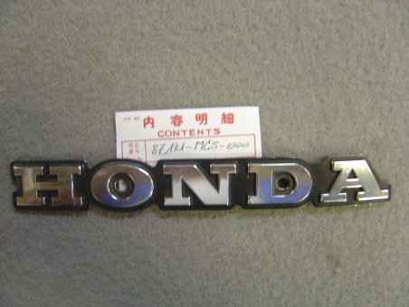 Logo réservoir gauche Honda CX400E CX500E - Réf. 87121MC5000