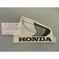 Décor autocollant réservoir droit Honda VF400FD 83 – Ref 87121KE7600ZA