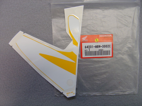 Autocollant réservoir droit Honda CBR600FX 1999 – Réf. 64231MBW300ZC