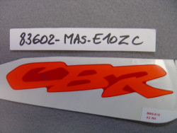 Décor autocollant Honda CBR900RR 99 couvercle latéral droit type 3
