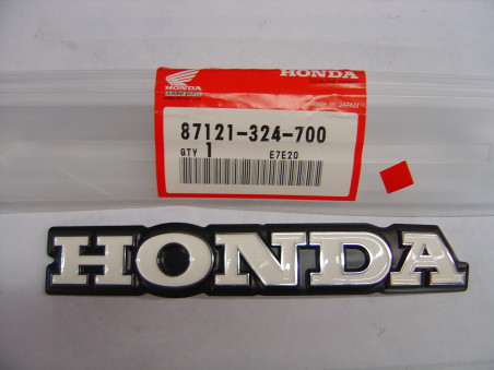 Emblème réservoir droit Honda CB125 S1 S2 – Réf. 87121324700
