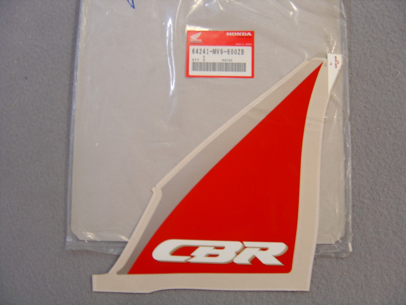 Décor autocollant carénage gauche Honda CBR600FM 1991 - R110B