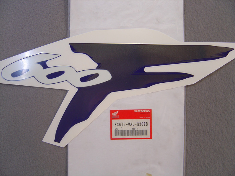 Décor autocollant latéral droit Honda CBR600FW 1998 R127A