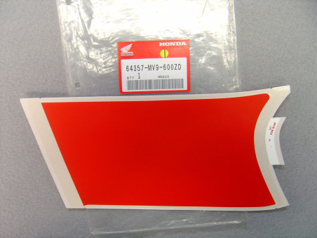 Décor autocollant auvent inférieur gauche Honda CBR600FN 92