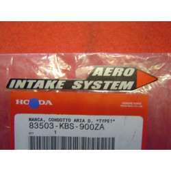 Décor Autocollant Conduit d'Air Droit Honda NSR125 | 83503KBS900ZA