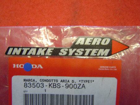Décor Autocollant Conduit d'Air Droit Honda NSR125 | 83503KBS900ZA