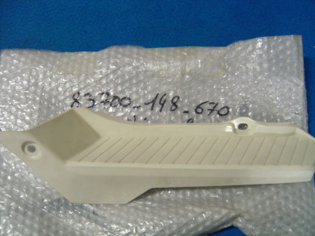 Carter marchepied gauche Honda PA50 Camino 83 blanc nacré