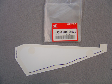 Décor autocollant carénage gauche Honda CBR900 RR 1996 NOS
