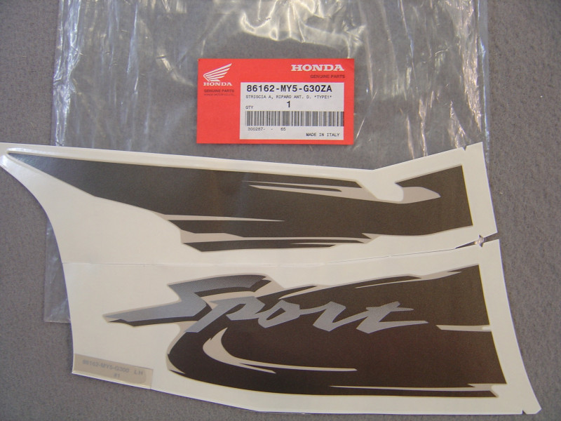Décor Autocollant Carénage AV Gauche Honda CB500 - NOS