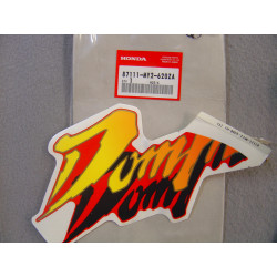 Autocollant réservoir droit Honda NX650N 1992 - Réf. 87111MY2620ZA