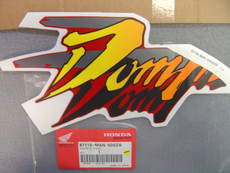 Autocollant réservoir droit Honda NX650 1995 - Réf. 87116MAN600ZA