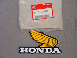 Autocollant buse radiateur droit Honda CR125RE 1984 | 87126KA3730