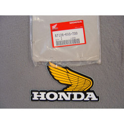 Autocollant buse radiateur droit Honda CR125RE 1984 | 87126KA3730