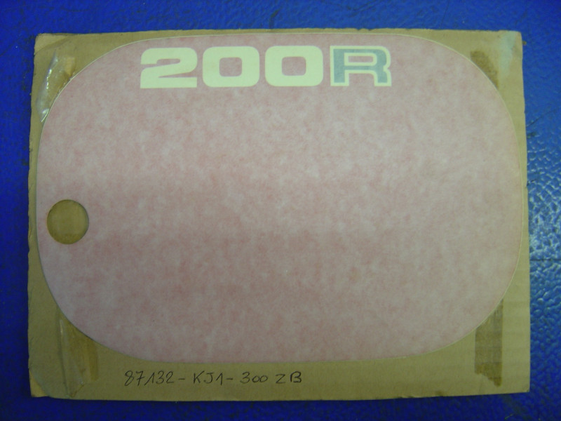 Décor Autocollant Cache Type B Honda MTX200RWD 1983