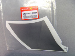 décor autocollant (D) de auvent inférieur droit de VTR1000SP 02-03 code coule