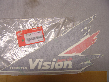 Autocollant rayure couvercle AV Honda SA50 Vision 93 Type 2